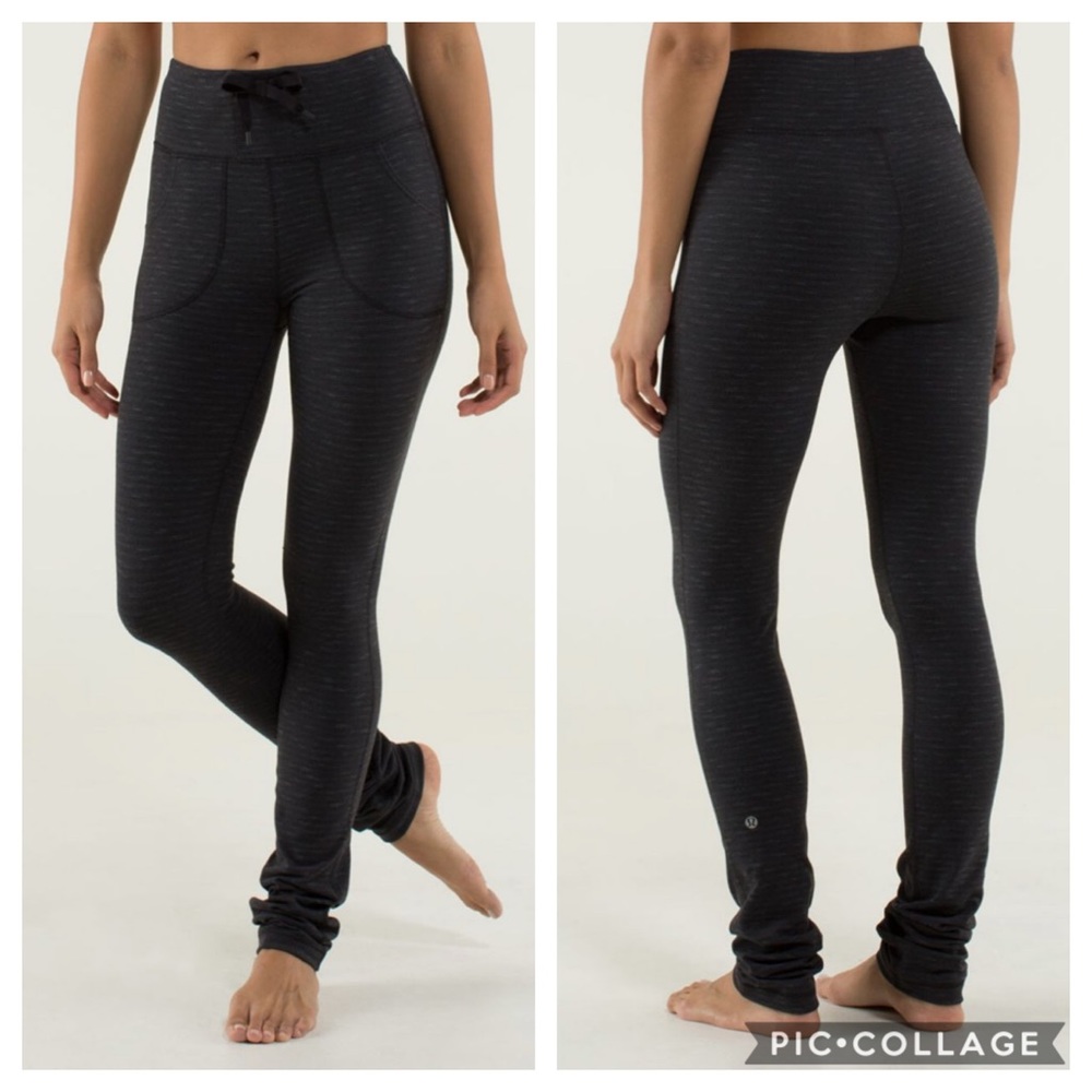lululemon athletica Black Heather Skinny Pants
